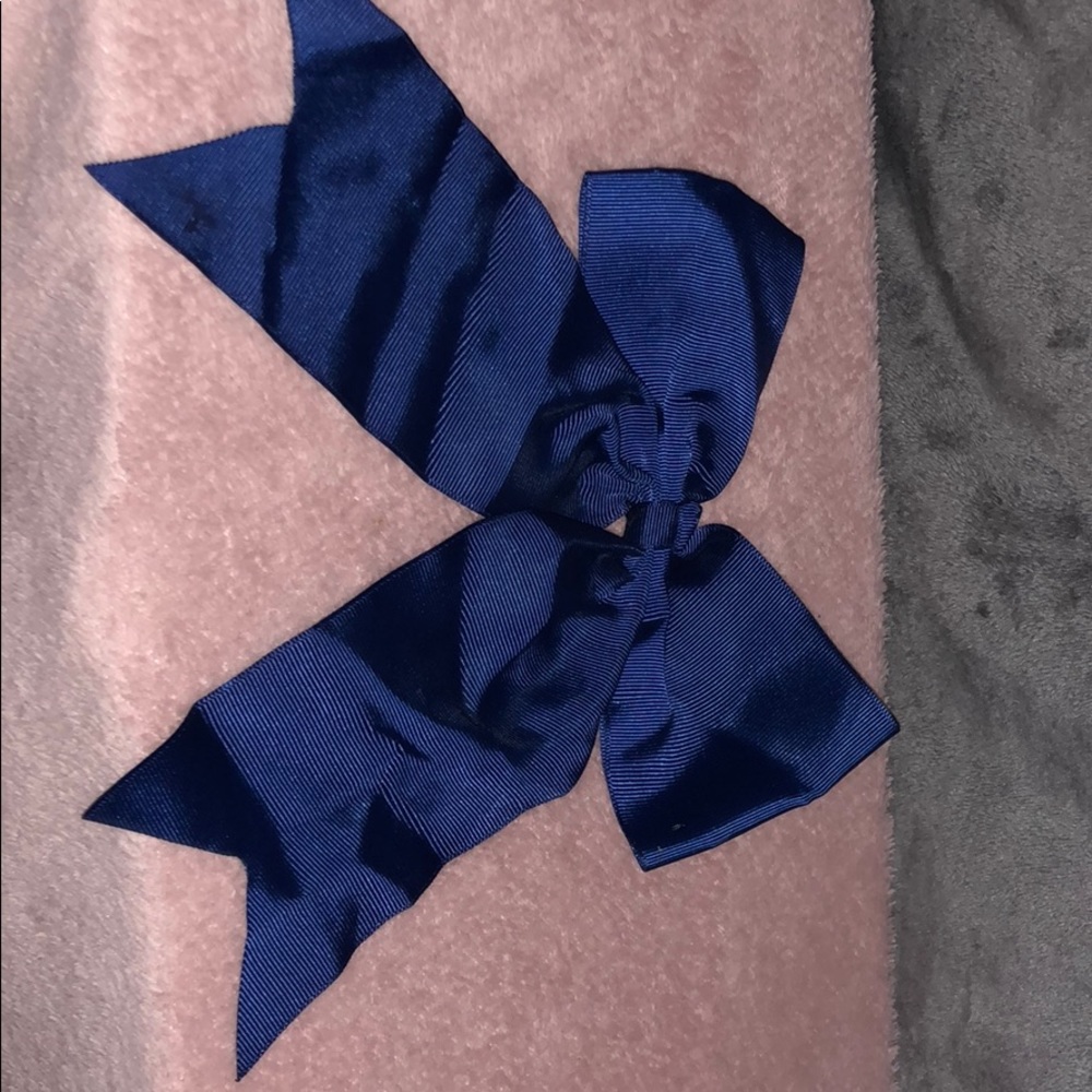 Blue bow with ribbon 🎀
